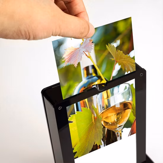 2023 ホット販売 4 USB アクリル広告ディスプレイとメニュー電源銀行